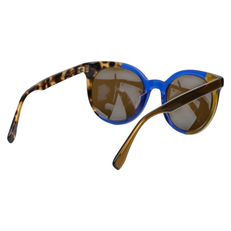 Fendi S Brown Blue Plastic