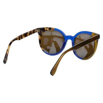Fendi S Brown Blue Plastic
