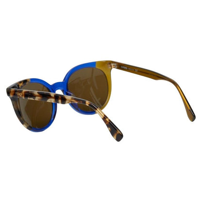 Fendi S Brown Blue Plastic