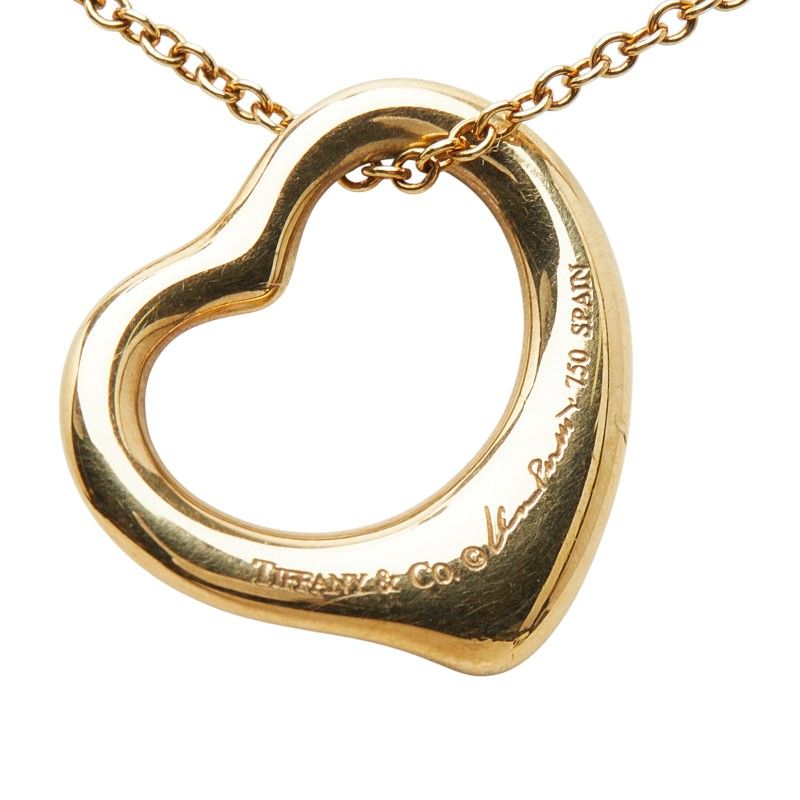 Tiffany & Co. Open Heart Gold Yellow 18K