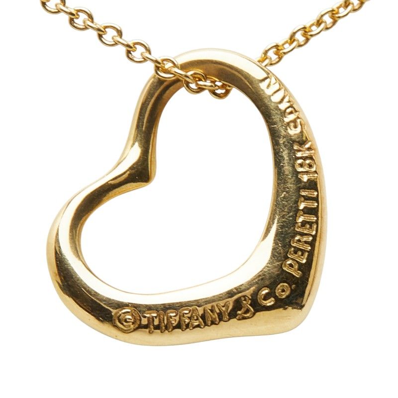 Tiffany & Co. Open Heart 18K Yellow Gold