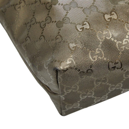 Gucci GG Supreme Tote Gold Leather