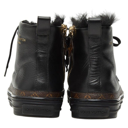 Louis Vuitton Monogram Stella Line High Cut Sneakers Black