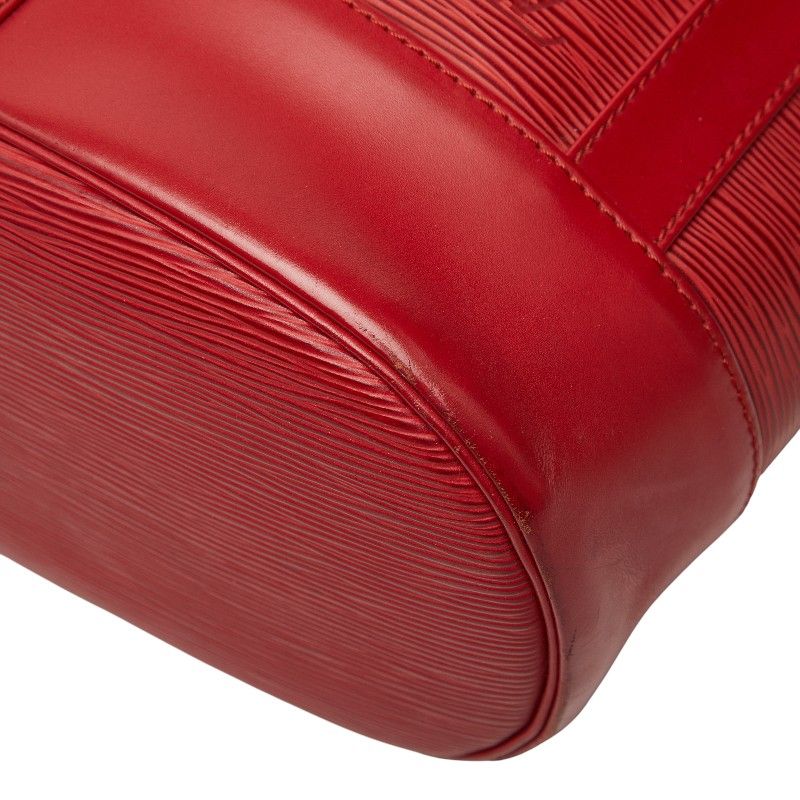Louis Vuitton Epi Randonnee PM Castilian Red Leather