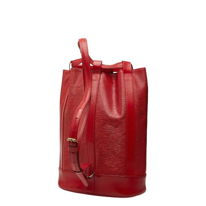 Louis Vuitton Epi Randonnee PM Castilian Red Leather