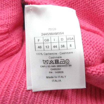 Dior Short Sleeve Sweater Cashmere Knit Logo