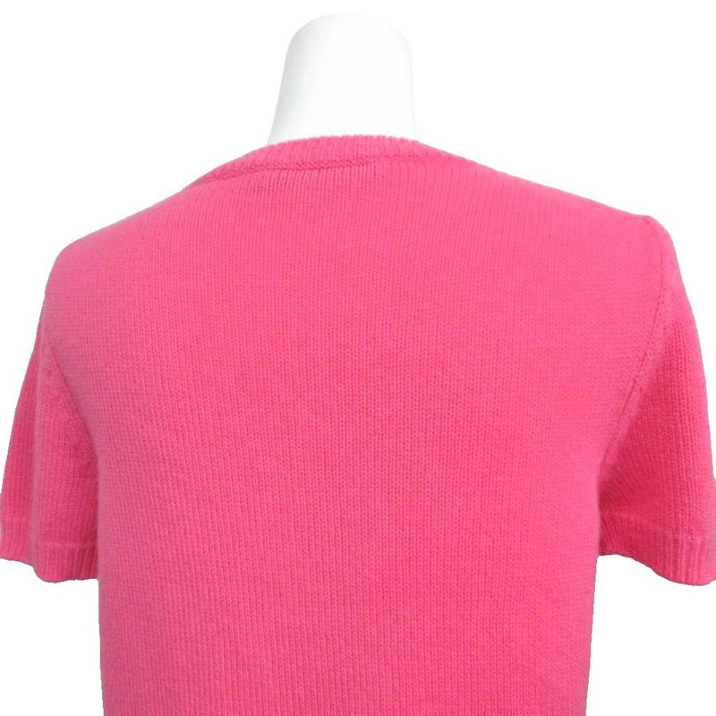 Dior Short Sleeve Sweater Cashmere Knit Logo