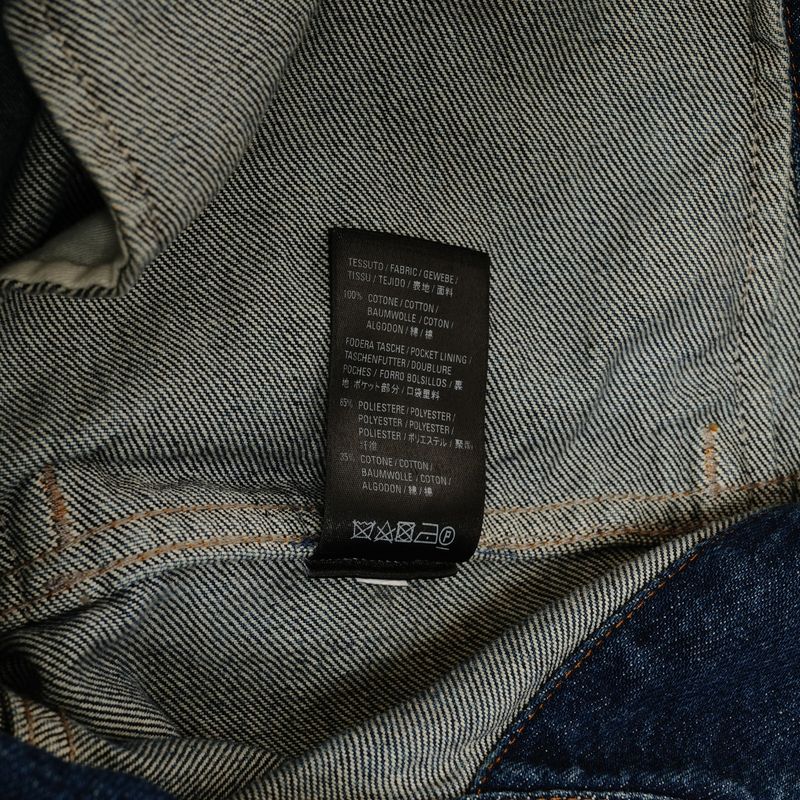 Balenciaga Jacket Upside Down Denim FW 34