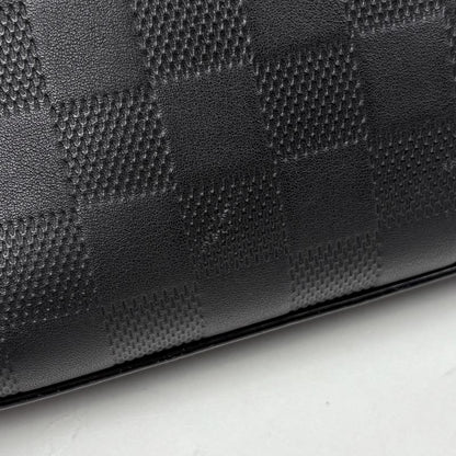 Louis Vuitton Pochette District Crossbody Shoulder Bag Damier Infini Onyx