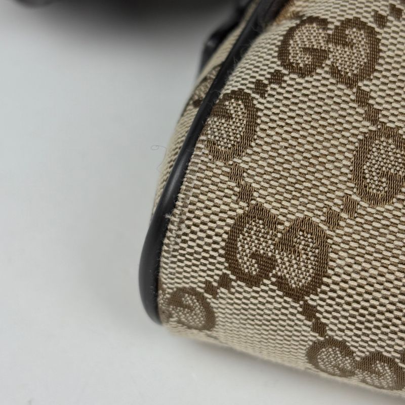 Gucci GG Pattern Belt Bag Canvas Brown