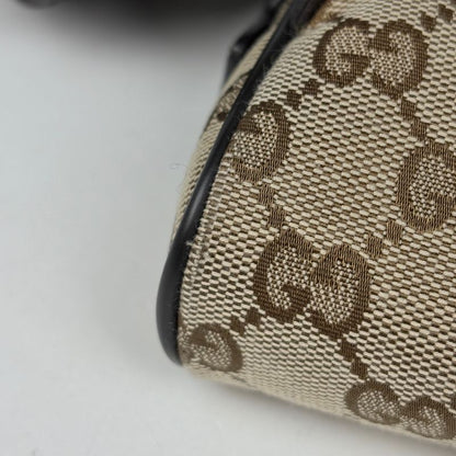 Gucci GG Pattern Belt Bag Canvas Brown