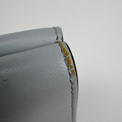 Fendi F's Trifold Wallet Logo Trifold Wallet Leather Light Gray