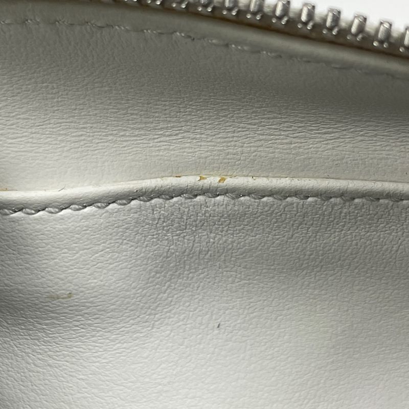 Prada Logo Shoulder Bag Leather White