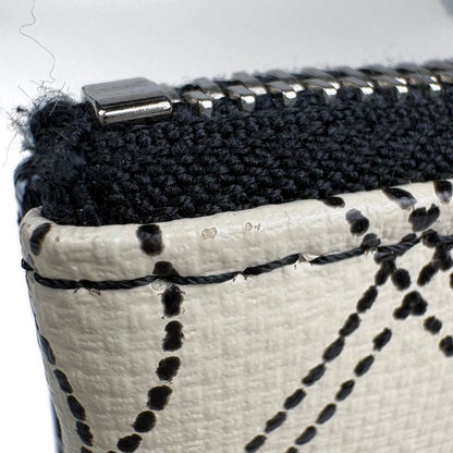 Chanel Camellia Clutch Pouch Second CC Logo