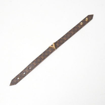 Louis Vuitton Essential Bracelet 17 Monogram Signature Calf Leather