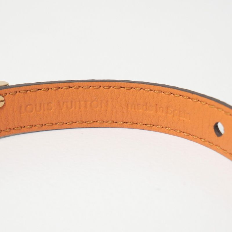 Louis Vuitton Essential Bracelet 17 Monogram Signature Calf Leather