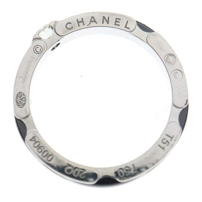 Chanel Ultra Ring Black Ceramic Silver 51