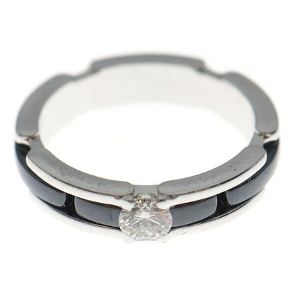 Chanel Ultra Ring Black Ceramic Silver 51