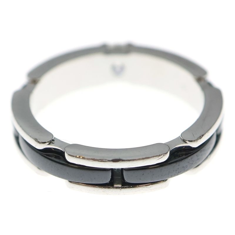 Chanel Ultra Ring Black Ceramic Silver 51