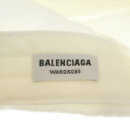 Balenciaga Logo Baseball Cap White