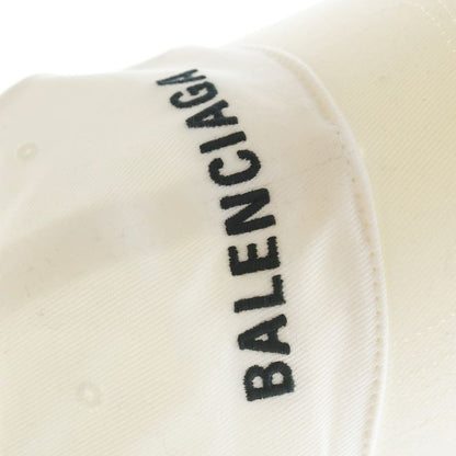 Balenciaga Logo Baseball Cap White