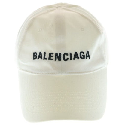Balenciaga Logo Baseball Cap White