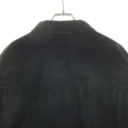 Balenciaga Ticker Denim Jacket Black