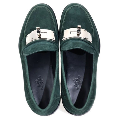 Hermes Hot Kelly Buckle Loafers Suede Shoes