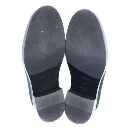 Hermes Hot Kelly Buckle Loafers Suede Shoes