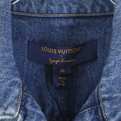 Louis Vuitton YK Short Denim Jacket Patches Gm1 Yayoi