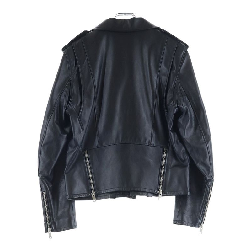 Celine by Hedi Slimane Classic Biker Calfskin Double Leather