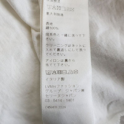 Celine Logo Print Short Sleeve T-Shirt White