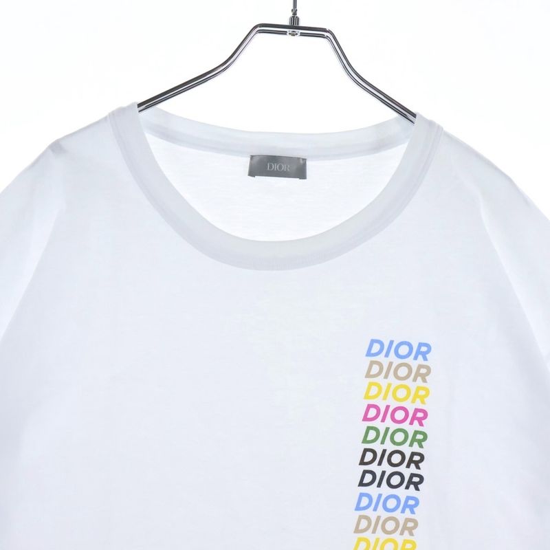 Dior Multi Color Logo Print S Tee