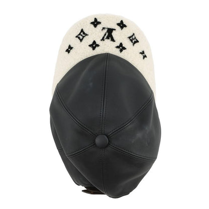 Louis Vuitton Cap Sharering Lamb Leather Mouton M Hat Noir Black