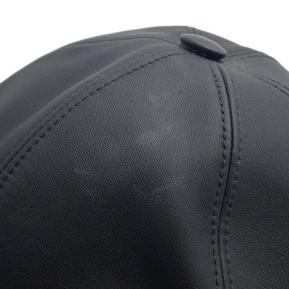 Louis Vuitton Cap Sharering Lamb Leather Mouton M Hat Noir Black