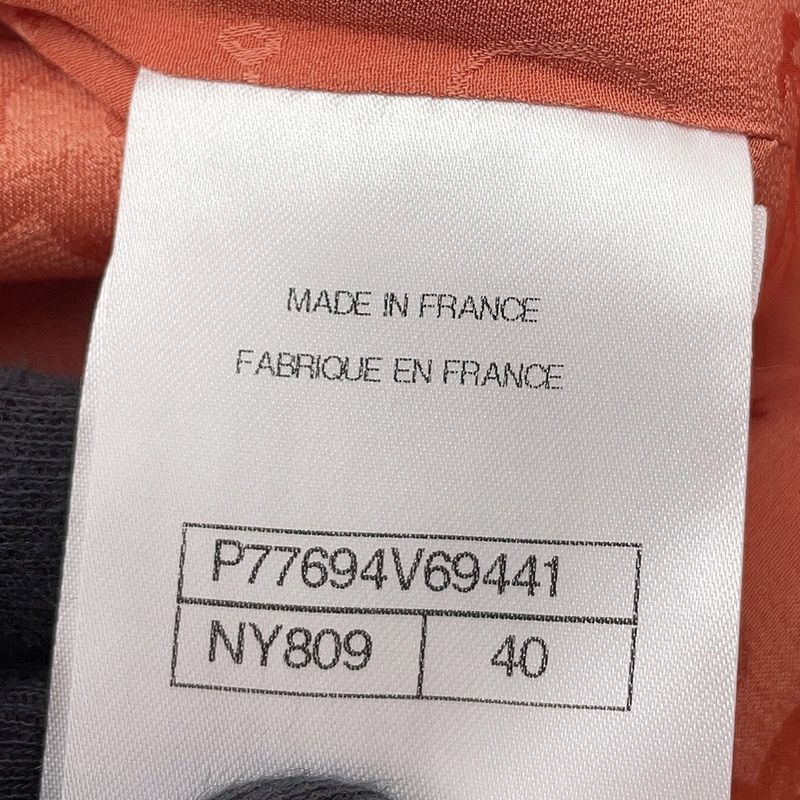 Chanel Jacket Tweed CC Logo 40