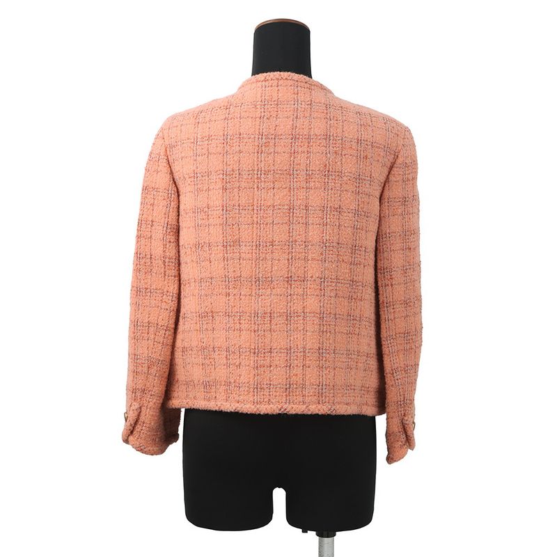Chanel Jacket Tweed CC Logo 40