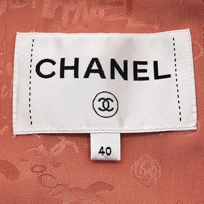 Chanel Jacket Tweed CC Logo 40