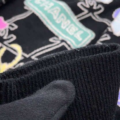 Chanel Knit CC Logo Sweater 36 Top Black Black Multicolor