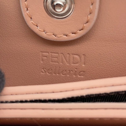Fendi Card Case Peekaboo Selleria Calf Leather