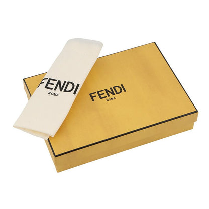Fendi Card Case Peekaboo Selleria Calf Leather