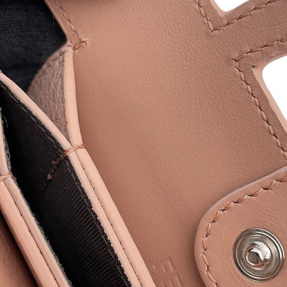Fendi Card Case Peekaboo Selleria Calf Leather
