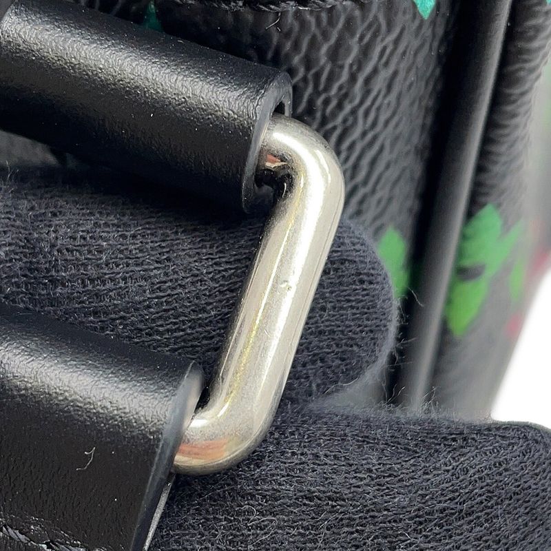 Louis Vuitton Shoulder Bag Monogram Iridescent Amazon NM Noir Black