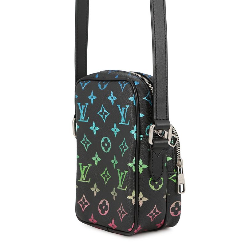 Louis Vuitton Shoulder Bag Monogram Iridescent Amazon NM Noir Black