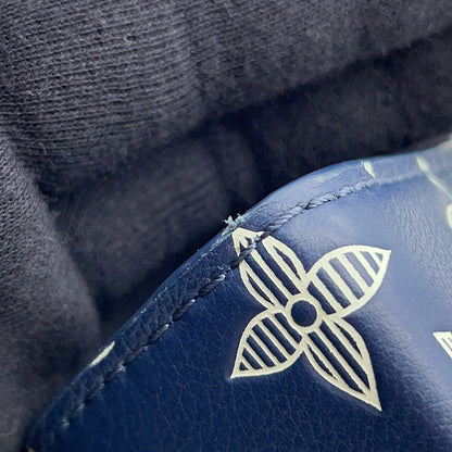 Louis Vuitton Shoulder Bag Monogram Shadow Gaston Wearable Wallet Navywhite