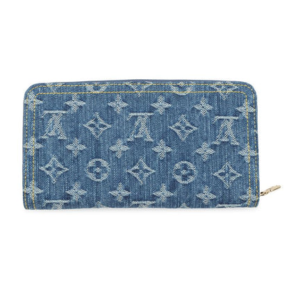 Louis Vuitton Wallet Monogram Cherry Denim LV TM Zippy