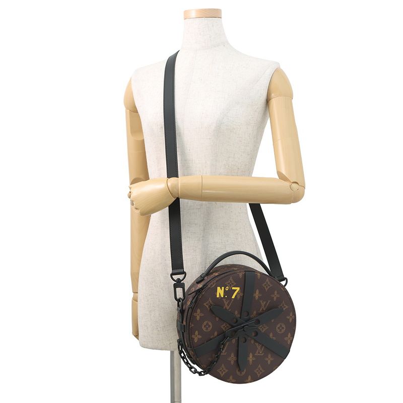 Louis Vuitton Shoulder Bag Monogram Wheel Box Black Virgil Noir