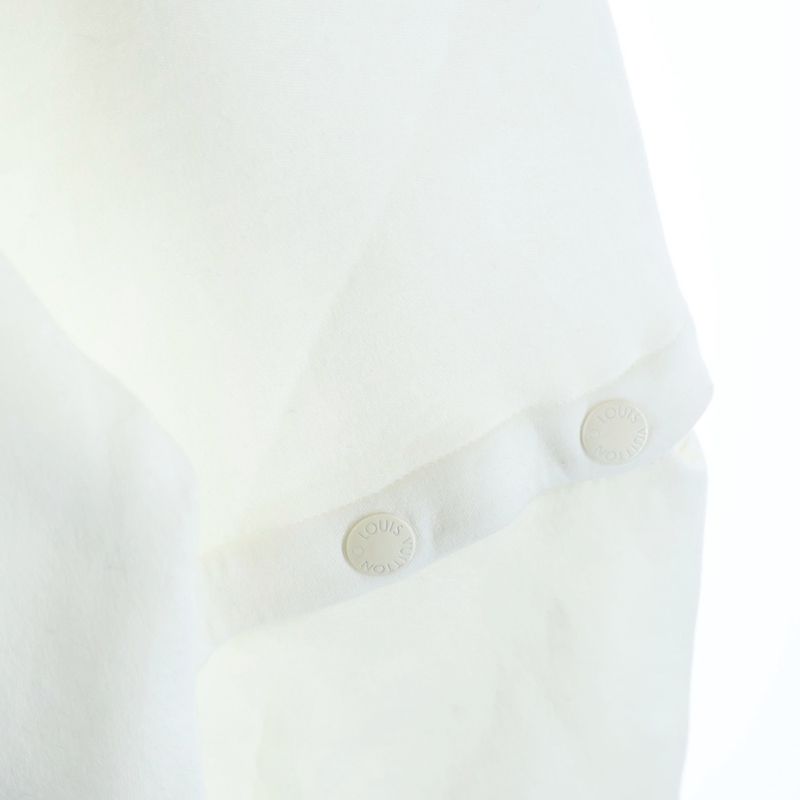 Louis Vuitton Circle Logo Print Sweat Dress Fed White