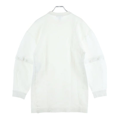 Louis Vuitton Circle Logo Print Sweat Dress Fed White