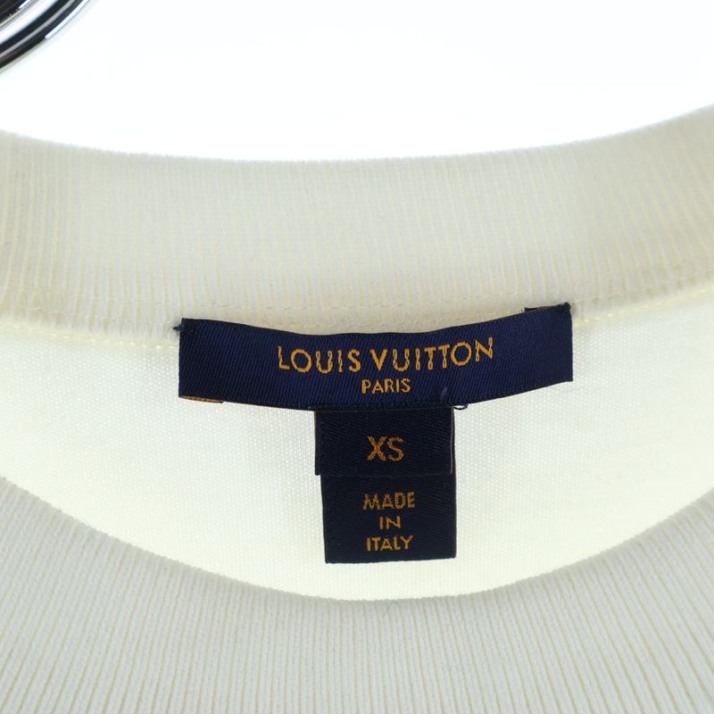 Louis Vuitton Circle Logo Print Sweat Dress Fed White
